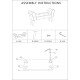 Bench Imperial 102x31x54 cm Bench Imperial 102x31x54 cm