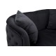 Sofa Bucarest Fekete 127x74x71 cm Sofa Bucarest Fekete 127x74x71 cm