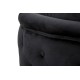 Sofa Bucarest Fekete 127x74x71 cm Sofa Bucarest Fekete 127x74x71 cm