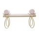 Bench Ribbon Pink 112,5x49x53 cm Bench Ribbon Pink 112,5x49x53 cm