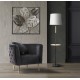 Bucarest fotel Fekete 76x74x71 cm Bucarest Fekőfotel Fekete 76x74x71 cm