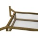 Asztal Két Marmor 47x47x60 cm Asztal Két Marmor 47x47x60 cm
