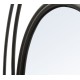 Falitükör Sötét Ø 80x3 cm Falitükör Sötét Ø 80x3 cm