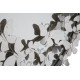 Falitükör Butterfly Körös Ezüst Ø 91x3x94 cm