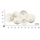 Vas Fali Panel Rays 90x2,5x45 cm Vas Fali Panel Rays 90x2,5x45 cm