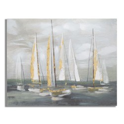 Falfestés arany Csónak 100x2,8x80 cm