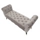Paris Pad Szürke/arany 120x40x60 cm Paris Pad Szürke/Arany 120x40x60 cm