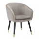 Paris szürke/arany karosszék 62x58x78 cm Parmchair Paris Szürke/Arany 62x58x78 cm