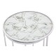Asztal Fehér Szívek Coppia Ø 43x60-38x55 cm Asztal Fehér Szívek Coppia Ø 43x60-38x55 cm