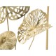 Vas Fali Panel arany Virágok 50x5x50 cm Vas Fali Panel arany Virágok 50x5x50 cm