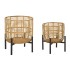 Rattan Vázatartó Szett 2 db Ø 41x47-33x39 cm