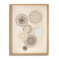 Vászon falikép körös körös 45x3,2x60 cm Vászon falikép körös körös 45x3,2x60 cm