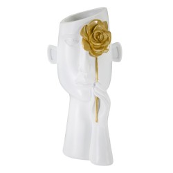 Vaso Arc C/Fiore 14x13x27 cm