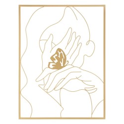 Vas Fali Panel Kézzel A Felül 60x1x80 cm