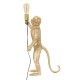Asztali Lámpa Monkey arany Ø 26x34x55 cm Asztali Lámpa Monkey arany Ø 26x34x55 cm