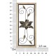 Vas/Fa Falpanel Koman -B- 26x2,5x60 cm Vas/Fa Falpanel Koman -B- 26x2,5x60 cm