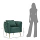 Bucarest Zöld fotel 76x74x73 cm Bucarest Zöld Fotel 76x74x73 cm