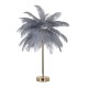 Asztali Lámpa Palm Szürke Ø 55x60 cm Asztali Lámpa Palm Szürke Ø 55x60 cm