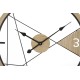 Falóra Geometrikus Mintázat Ø 60x2,5 cm Falóra Geometrikus Mintázat Ø 60x2,5 cm