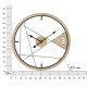 Falóra Geometrikus Mintázat Ø 60x2,5 cm Falóra Geometrikus Mintázat Ø 60x2,5 cm
