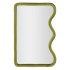 Falitükör tod zöld bársony 60x4x90 cm
