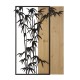Falpanel Bambusz Vas És Fa 58x2x80 cm