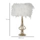 Asztali Lámpa Tarty Fehér Ø 25x54 cm Asztali Lámpa Tarty Fehér Ø 25x54 cm