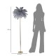 Állólámpa Palm Szürke Ø 55x160 cm Állólámpa Palm Szürke Ø 55x160 cm