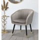 Paris szürke/arany karosszék 62x58x78 cm Parmchair Paris Szürke/Arany 62x58x78 cm