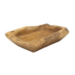 Kutak Teak Tálca 25x19x7 cm