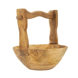 Timbo Teak Tálca 32x25x27 cm