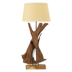 Teak Asztali Lámpa Ø 35x80 cm