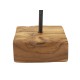 Szív Szobor Teak 10x10x25 cm Szív Szobor Teak 10x10x25 cm