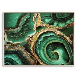 Lakkozott falikép kerettel smeraldy -a- 82x4x62 cm Lakkozott falikép kerettel smeraldy -a- 82x4x62 cm