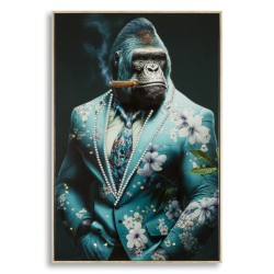 Lakkozott fali kép kerettel kongy -a- 62x4x92 cm Lakkozott fali kép kerettel kongy -a- 62x4x92 cm