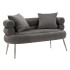 Sofa Silvery Plus Párnával 133x68x69 cm