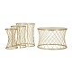 Noah arany Asztal 4 db Ø 70x45-47x54,5-36x50-28x45 cm Noah Arany Asztal 4 Db Ø 70x45-47x54,5-36x50-28x45 cm