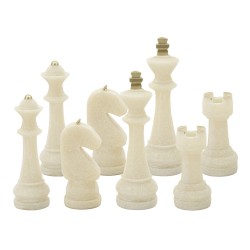 Sakk quarzy Szett 8 db Változatos Ø 4,4x9,2-4,3x13,3-5x16-x4,5x10,3 cm