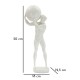 Statue Atlas 18x12,5x50 cm