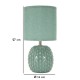 Badside Lamp Pontus Turquoise Ø 14x27 cm Badside Lamp Pontus Turquoise Ø 14x27 cm
