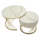 Votix Kávéasztalok 2 db-os szett Ø 70x48-50x43,5 cm Votix Kávéasztalok 2 Db-Os Szett Ø 70x48-50x43,5 cm