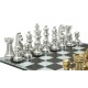 Fekete/Fehér Sakk Szett 50,5x50,5x14 cm