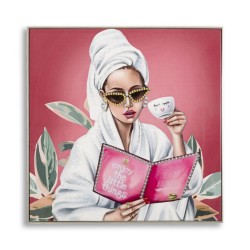 Lakkozott vászon luxury spa kerettel -h- 82x4x82 cm Lakkozott vászon luxury spa kerettel -h- 82x4x82 cm