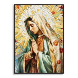 Festmény lakkozott madonna -a- kerettel 72x4x102 cm Festmény lakkozott madonna -a- kerettel 72x4x102 cm