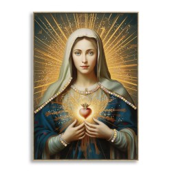 Festmény lakkozott madonna -b- kerettel 72x4x102 cm Festmény lakkozott madonna -b- kerettel 72x4x102 cm