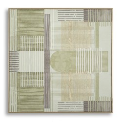 Nyomtatott vásznon vonalak kerettel -h- 60x3x60 cm Nyomtatott vásznon vonalak kerettel -h- 60x3x60 cm