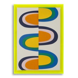 Pop art vásznon nyomtatott kép kerettel -h- 50 x 3,3x70 cm