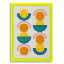 Pop art vásznon nyomtatott kép kerettel -w- 50 x 3,3 x 70 cm