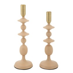 Gemini pink gyertyatartó 2 db-os szett cm Ø10x29-10x33