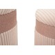 Puff C/Curtain Box Pink Set 3 Pcs Ø 40,5x49,5-35x42-31x38 cm Puff C/Curtain Box Pink Set 3 Pcs Ø 40,5x49,5-35x42-31x38 cm
